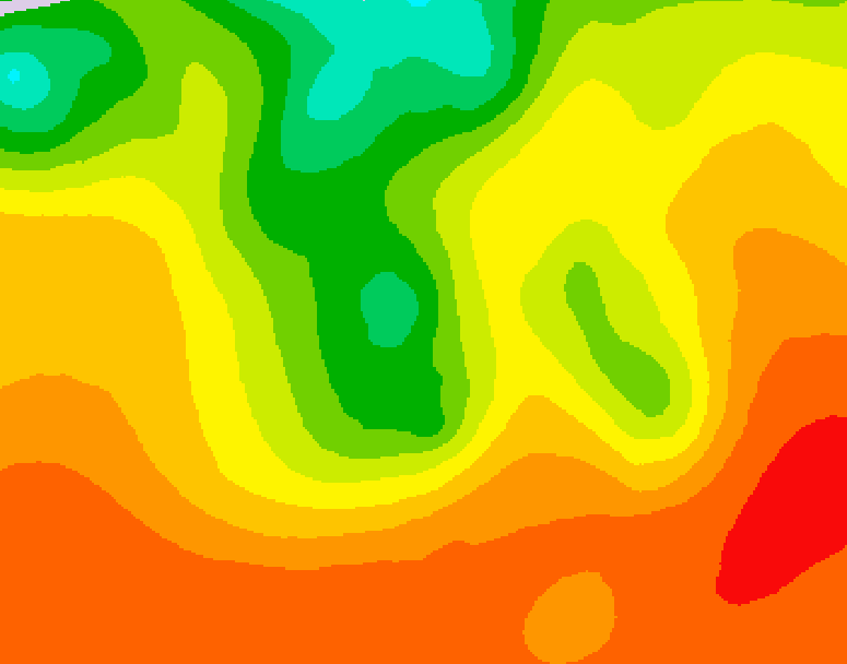 GDPS 500 millibar geopotential height 072 hour forecast chart for Canada based on 2026/08/01 1200Z data
