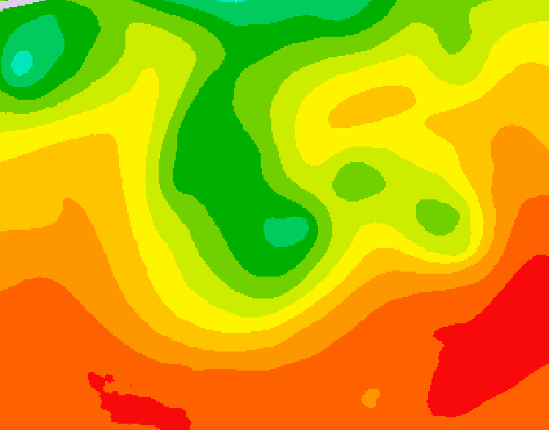 GDPS 500 millibar geopotential height 084 hour forecast chart for Canada based on 2026/08/01 1200Z data