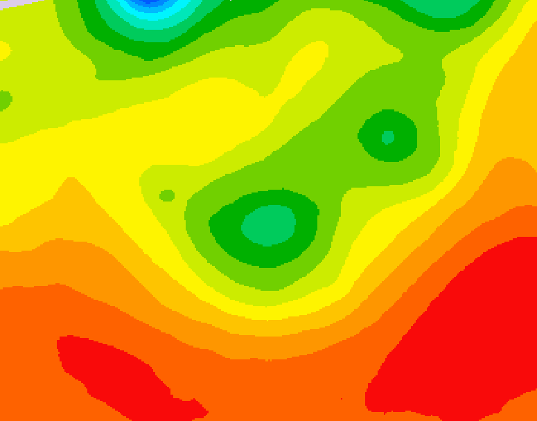 GDPS 500 millibar geopotential height 144 hour forecast chart for Canada based on 2026/08/01 1200Z data