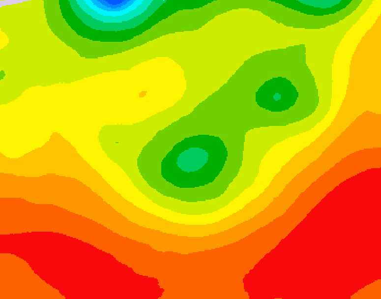 GDPS 500 millibar geopotential height 150 hour forecast chart for Canada based on 2026/08/01 1200Z data