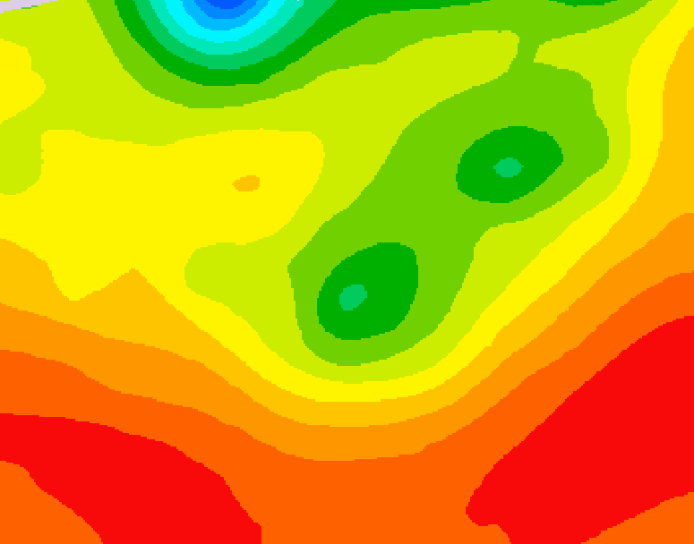 GDPS 500 millibar geopotential height 162 hour forecast chart for Canada based on 2026/08/01 1200Z data