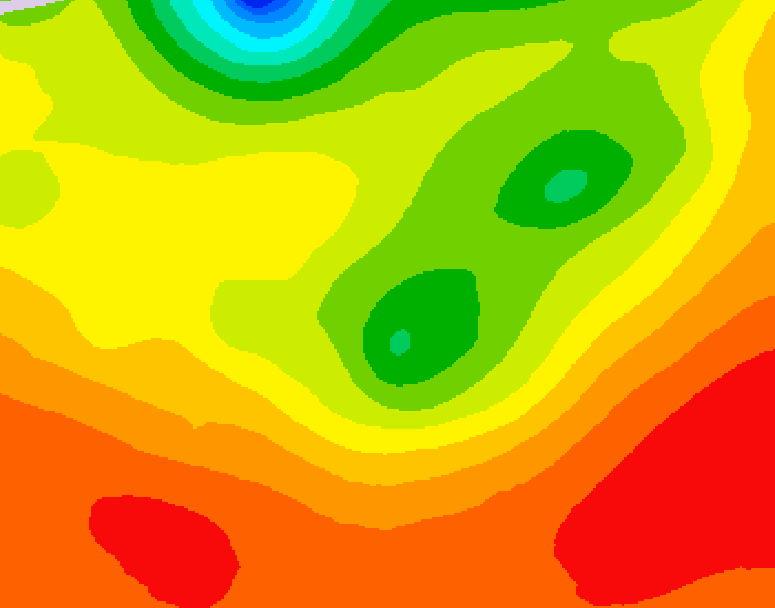 GDPS 500 millibar geopotential height 168 hour forecast chart for Canada based on 2026/08/01 1200Z data