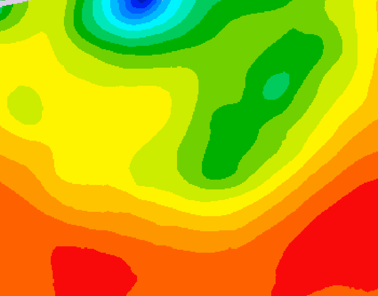 GDPS 500 millibar geopotential height 186 hour forecast chart for Canada based on 2026/08/01 1200Z data