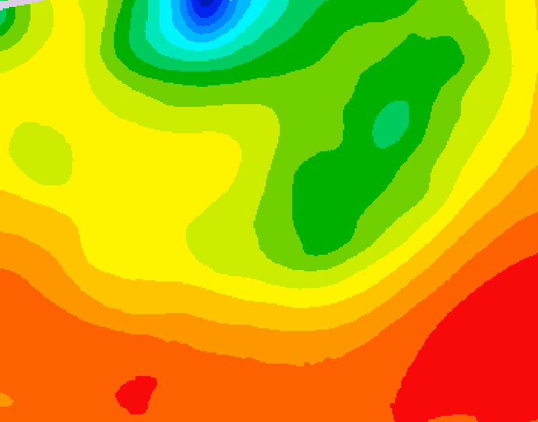 GDPS 500 millibar geopotential height 192 hour forecast chart for Canada based on 2026/08/01 1200Z data