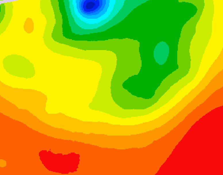 GDPS 500 millibar geopotential height 204 hour forecast chart for Canada based on 2026/08/01 1200Z data
