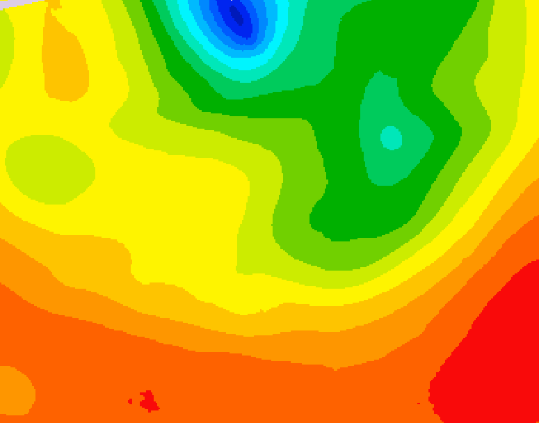 GDPS 500 millibar geopotential height 216 hour forecast chart for Canada based on 2026/08/01 1200Z data
