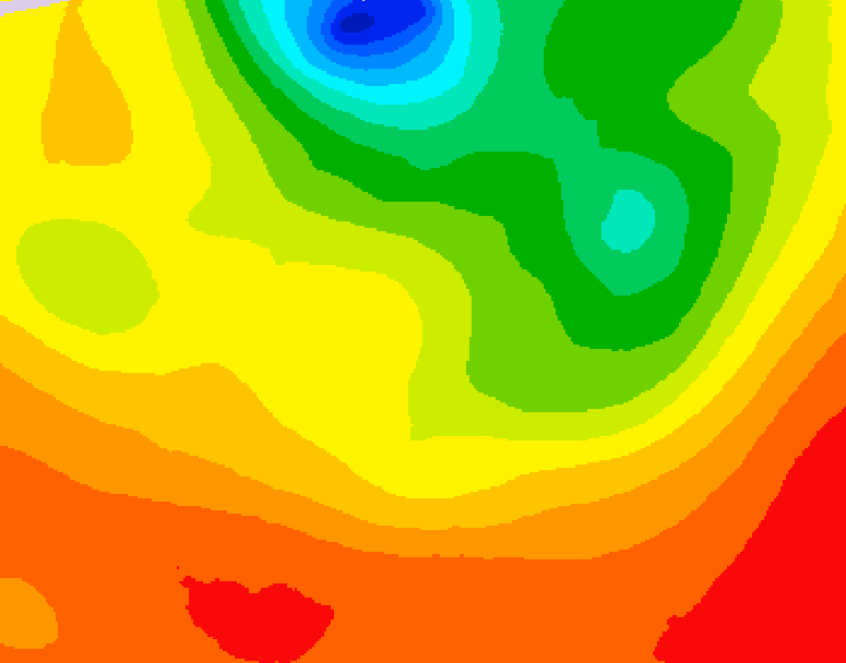 GDPS 500 millibar geopotential height 228 hour forecast chart for Canada based on 2026/08/01 1200Z data