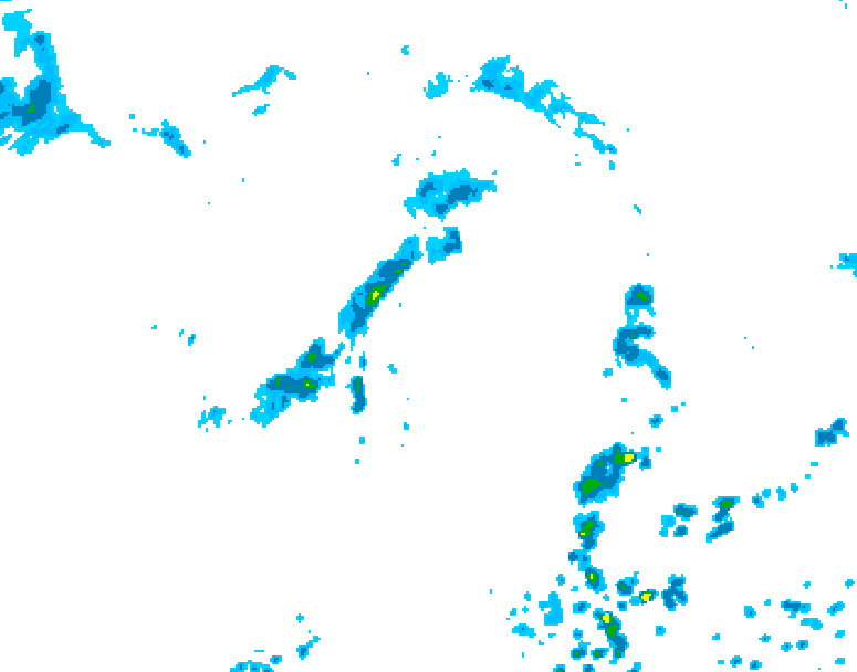 GDPS precipitation 048 hour forecast chart for Canada based on 2026/08/01 0000Z data