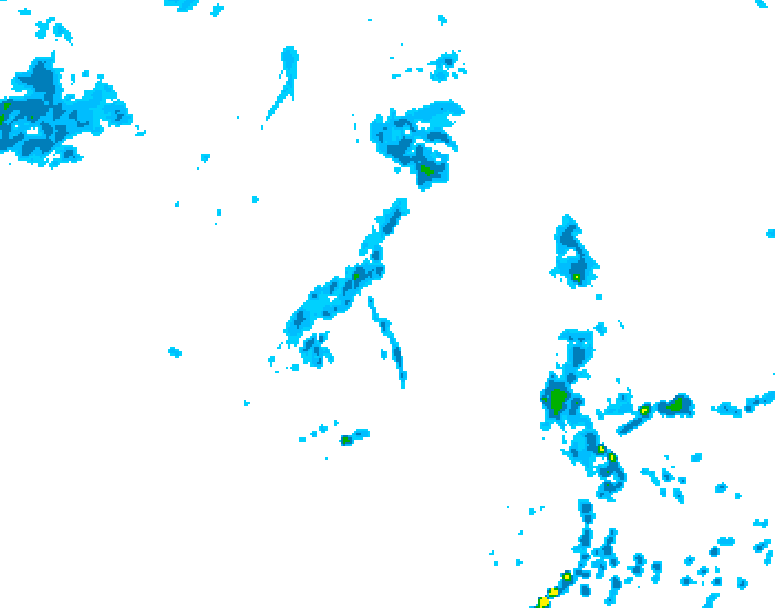 GDPS precipitation 048 hour forecast chart for Canada based on 2026/08/01 1200Z data