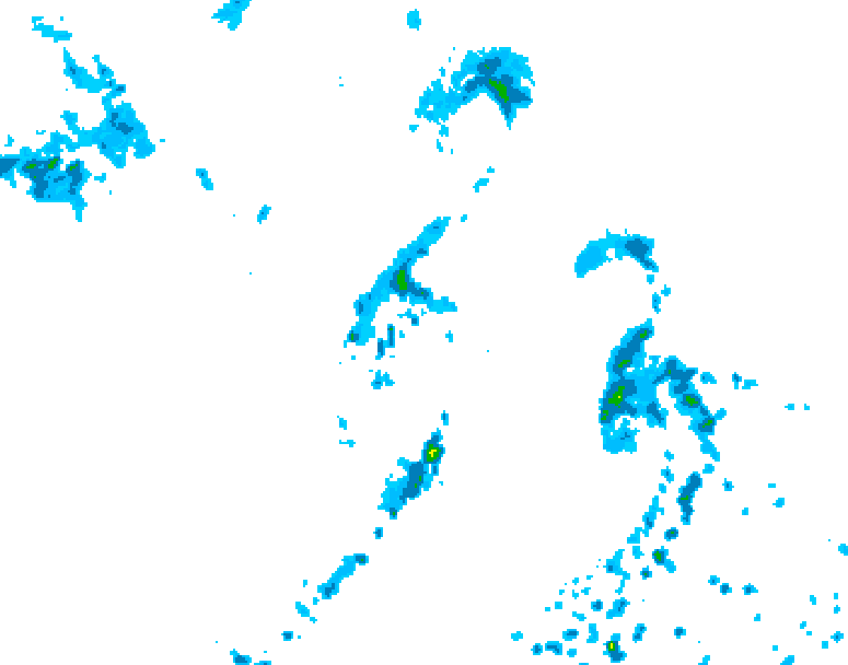 GDPS precipitation 060 hour forecast chart for Canada based on 2026/08/01 1200Z data