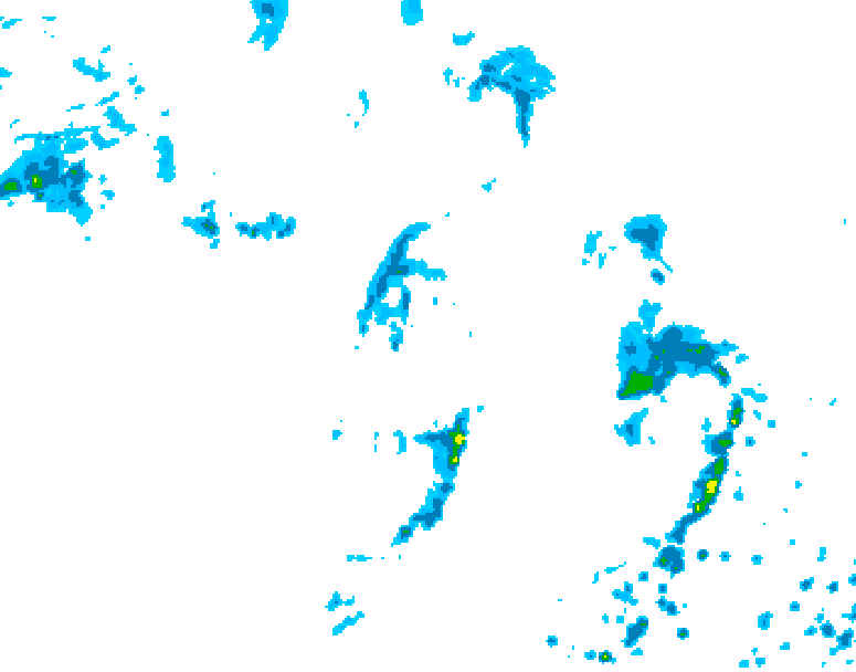 GDPS precipitation 066 hour forecast chart for Canada based on 2026/08/01 1200Z data