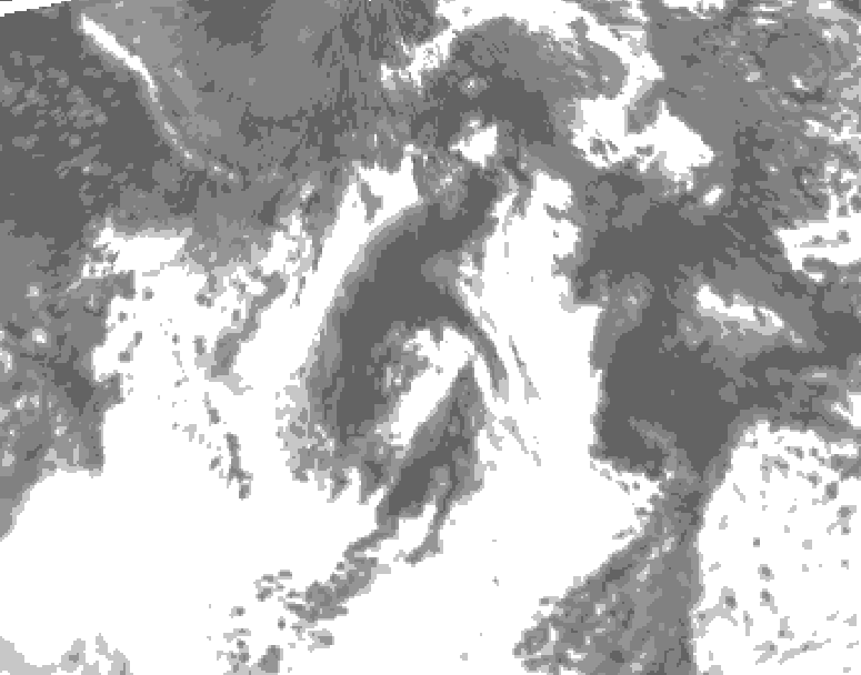 GDPS total cloud 060 hour forecast chart for Canada based on 2026/08/01 1200Z data