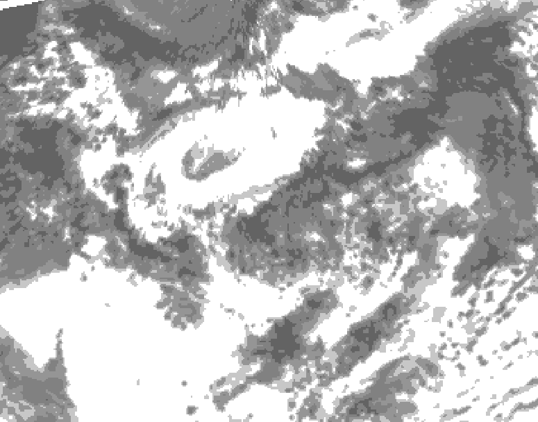GDPS total cloud 174 hour forecast chart for Canada based on 2026/08/01 1200Z data