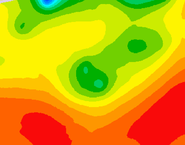 GDPS 500 millibar geopotential height 144 hour forecast chart for Canada based on 2026/08/02 0000Z data