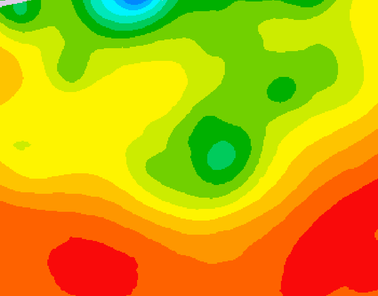 GDPS 500 millibar geopotential height 168 hour forecast chart for Canada based on 2026/08/02 0000Z data