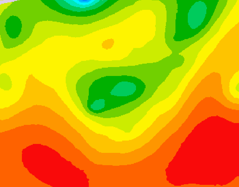 GDPS 500 millibar geopotential height 108 hour forecast chart for Canada based on 2026/08/02 1200Z data