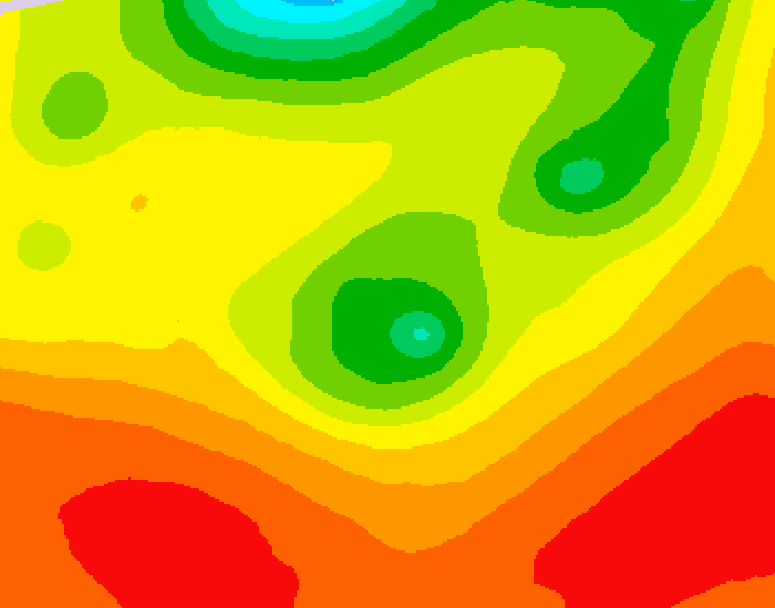 GDPS 500 millibar geopotential height 138 hour forecast chart for Canada based on 2026/08/02 1200Z data