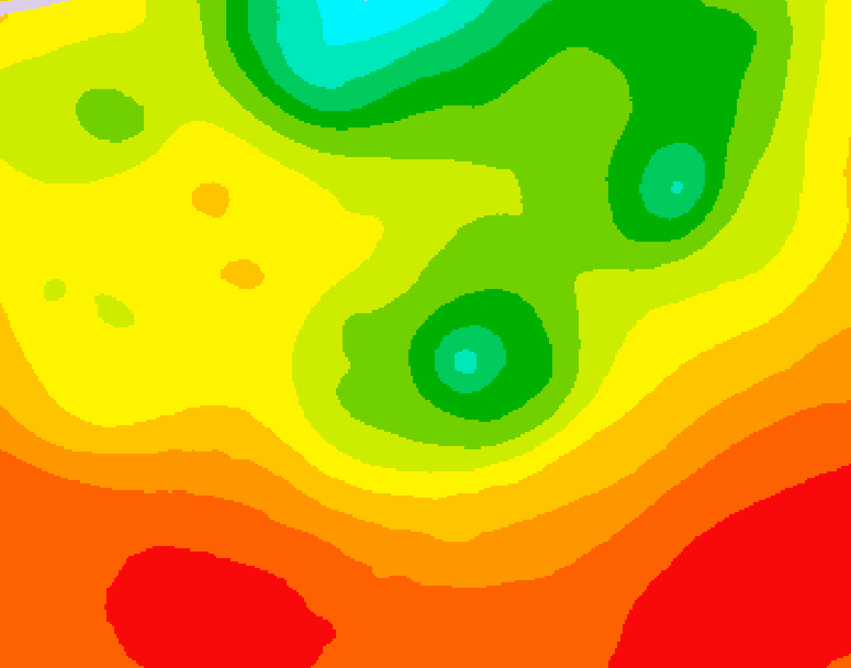 GDPS 500 millibar geopotential height 162 hour forecast chart for Canada based on 2026/08/02 1200Z data