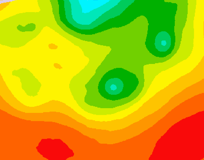 GDPS 500 millibar geopotential height 168 hour forecast chart for Canada based on 2026/08/02 1200Z data