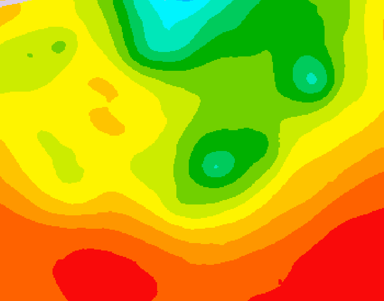 GDPS 500 millibar geopotential height 174 hour forecast chart for Canada based on 2026/08/02 1200Z data
