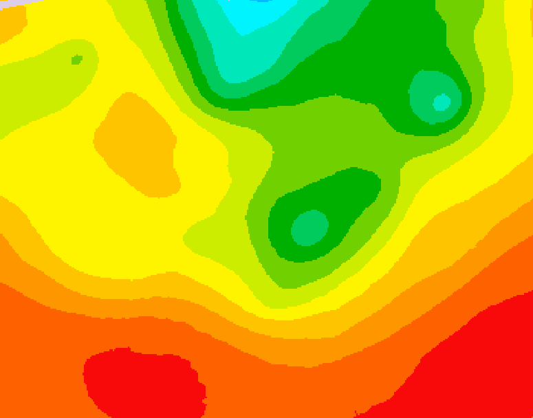 GDPS 500 millibar geopotential height 180 hour forecast chart for Canada based on 2026/08/02 1200Z data