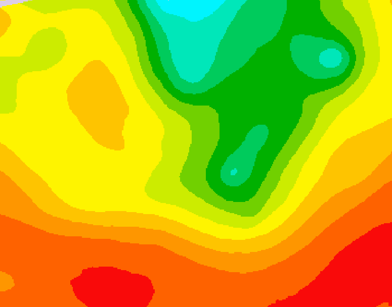 GDPS 500 millibar geopotential height 192 hour forecast chart for Canada based on 2026/08/02 1200Z data