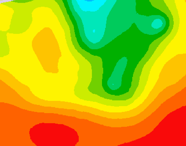 GDPS 500 millibar geopotential height 198 hour forecast chart for Canada based on 2026/08/02 1200Z data