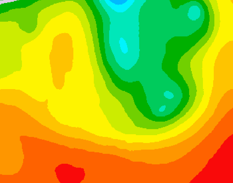GDPS 500 millibar geopotential height 216 hour forecast chart for Canada based on 2026/08/02 1200Z data
