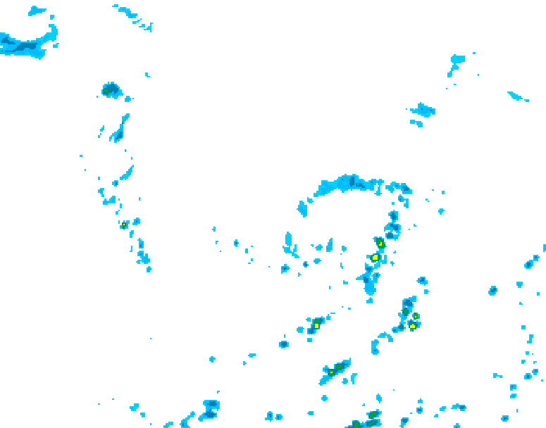GDPS precipitation 168 hour forecast chart for Canada based on 2026/08/02 0000Z data