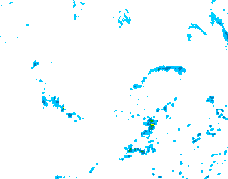 GDPS precipitation 186 hour forecast chart for Canada based on 2026/08/02 1200Z data