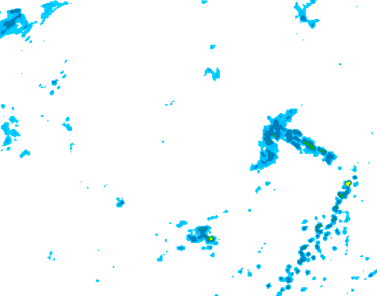 GDPS precipitation 216 hour forecast chart for Canada based on 2026/08/02 1200Z data