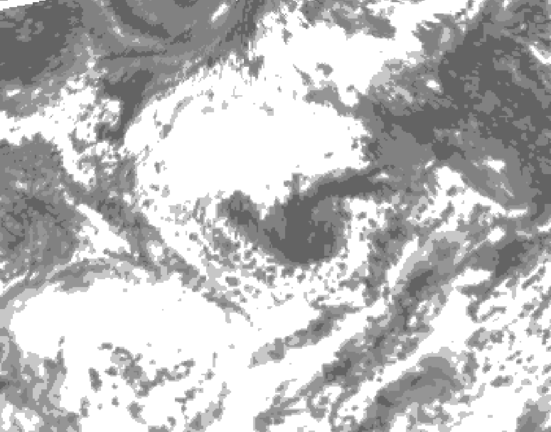 GDPS total cloud 168 hour forecast chart for Canada based on 2026/08/02 0000Z data