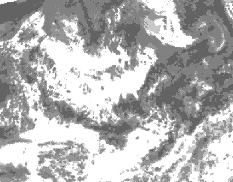 GDPS total cloud 204 hour forecast chart for Canada based on 2026/08/02 1200Z data