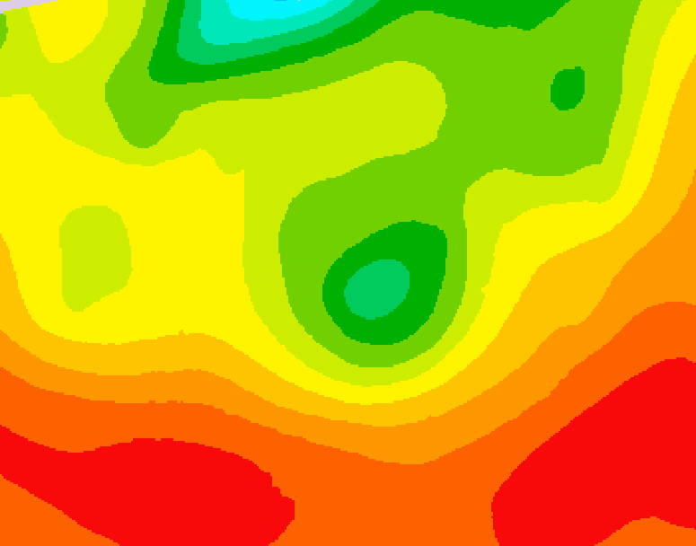 GDPS 500 millibar geopotential height 144 hour forecast chart for Canada based on 2026/08/03 0000Z data