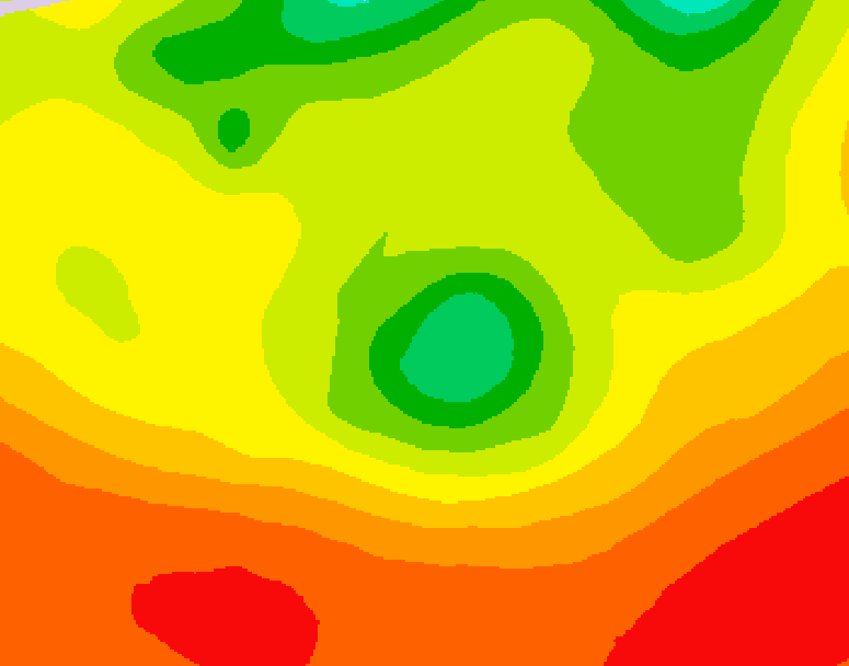 GDPS 500 millibar geopotential height 144 hour forecast chart for Canada based on 2026/08/03 1200Z data
