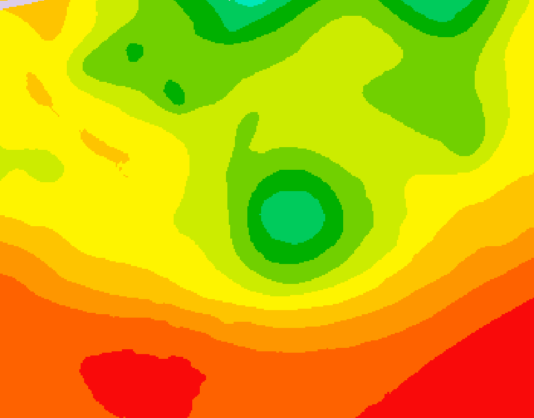 GDPS 500 millibar geopotential height 156 hour forecast chart for Canada based on 2026/08/03 1200Z data