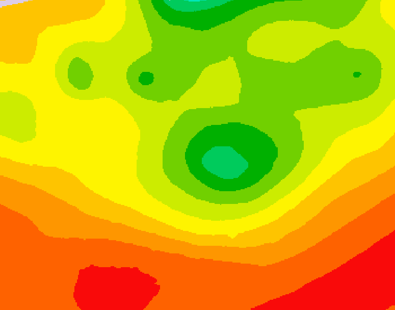 GDPS 500 millibar geopotential height 180 hour forecast chart for Canada based on 2026/08/03 1200Z data