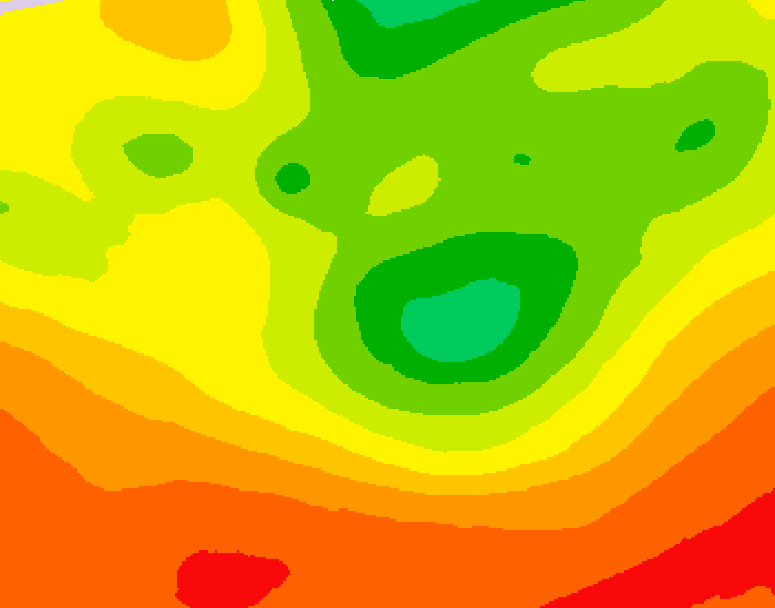 GDPS 500 millibar geopotential height 192 hour forecast chart for Canada based on 2026/08/03 1200Z data