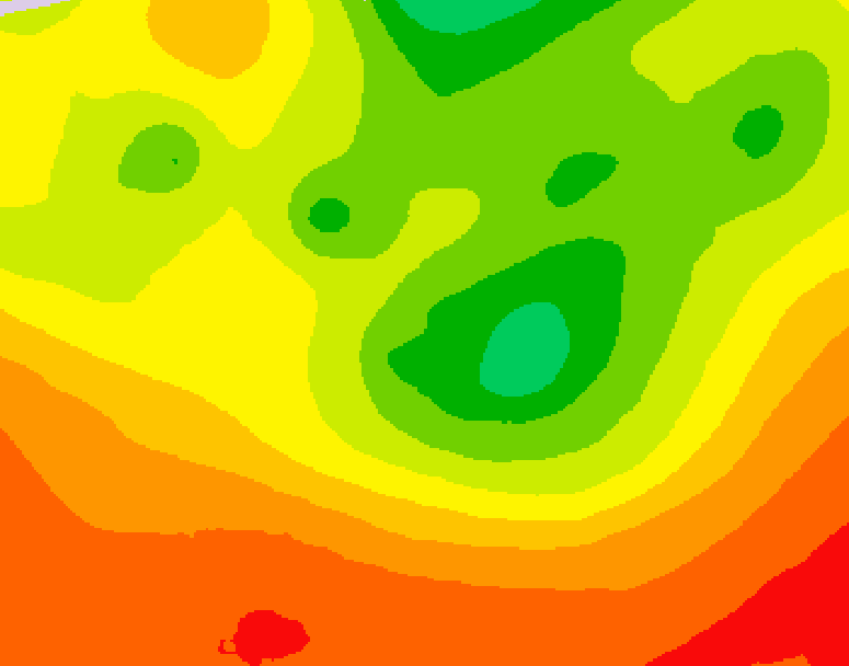 GDPS 500 millibar geopotential height 204 hour forecast chart for Canada based on 2026/08/03 1200Z data