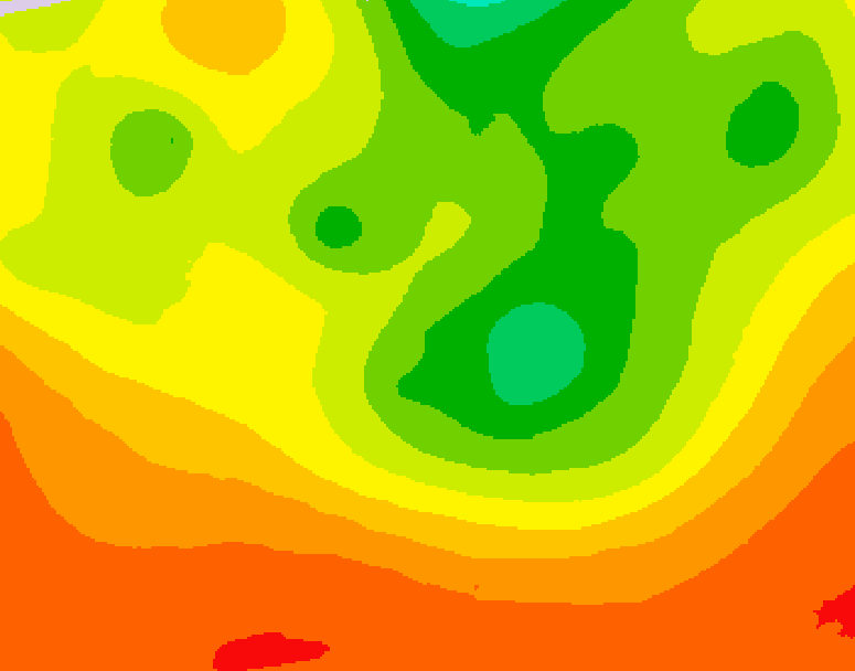 GDPS 500 millibar geopotential height 210 hour forecast chart for Canada based on 2026/08/03 1200Z data