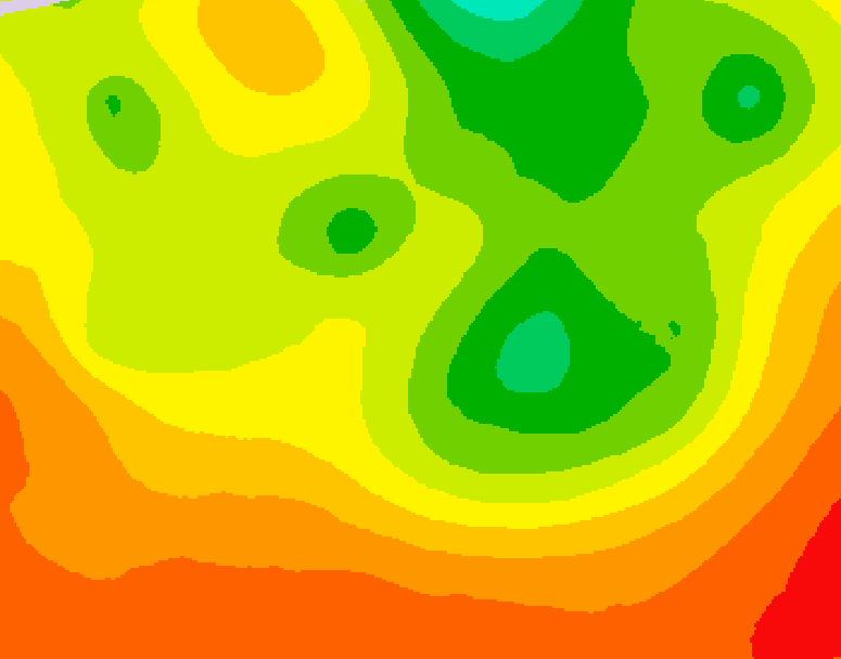 GDPS 500 millibar geopotential height 228 hour forecast chart for Canada based on 2026/08/03 1200Z data