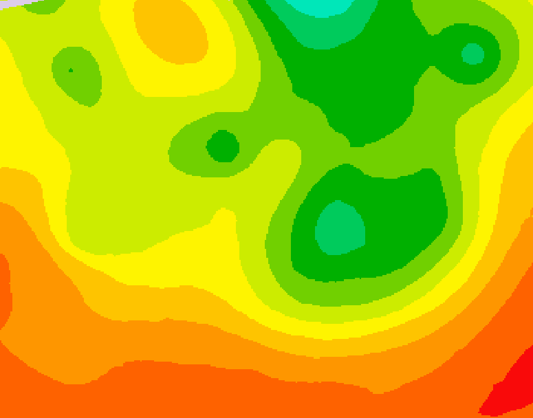 GDPS 500 millibar geopotential height 234 hour forecast chart for Canada based on 2026/08/03 1200Z data