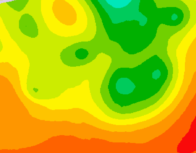 GDPS 500 millibar geopotential height 240 hour forecast chart for Canada based on 2026/08/03 1200Z data
