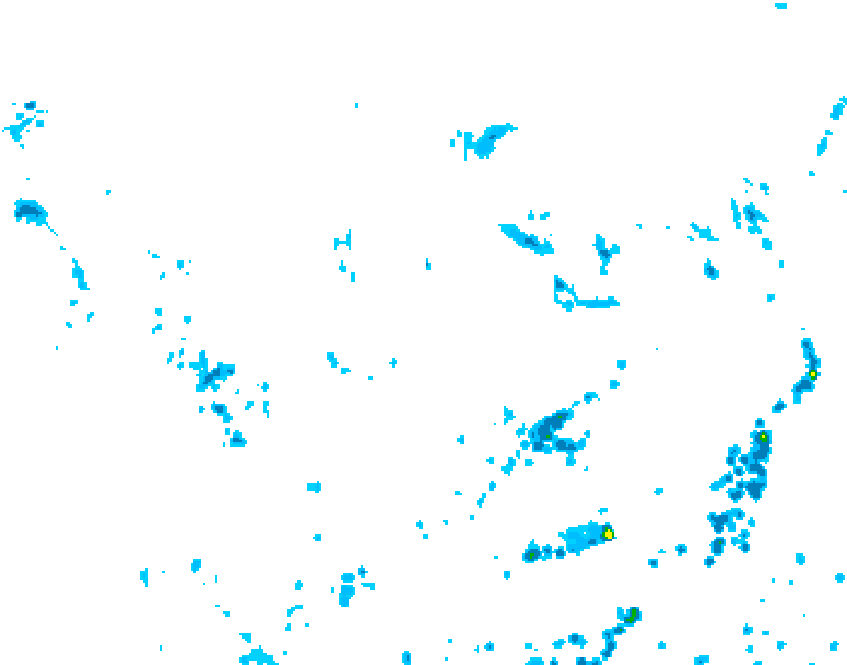 GDPS precipitation 216 hour forecast chart for Canada based on 2026/08/03 0000Z data