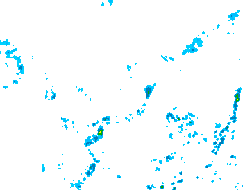 GDPS precipitation 240 hour forecast chart for Canada based on 2026/08/03 0000Z data