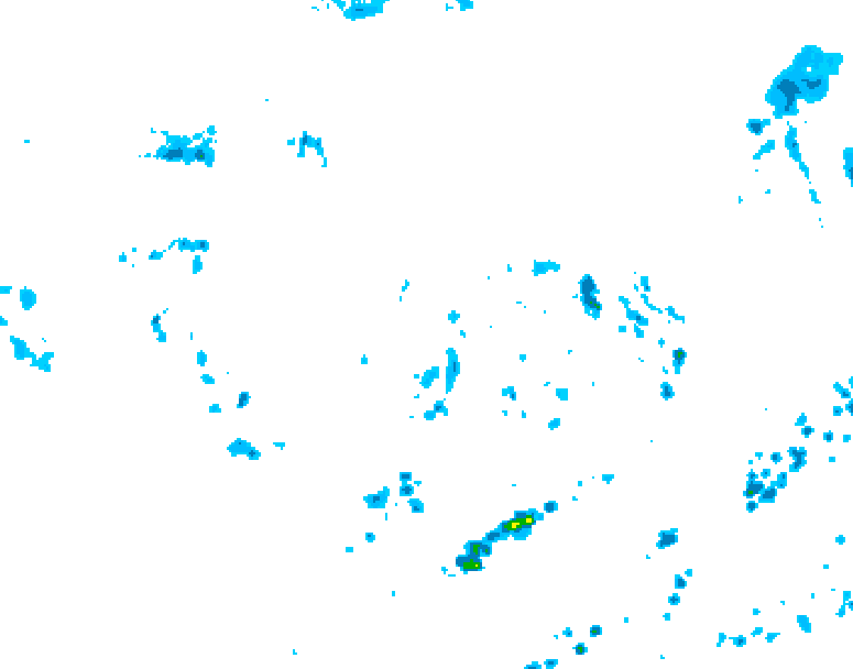 GDPS precipitation 162 hour forecast chart for Canada based on 2026/08/03 1200Z data