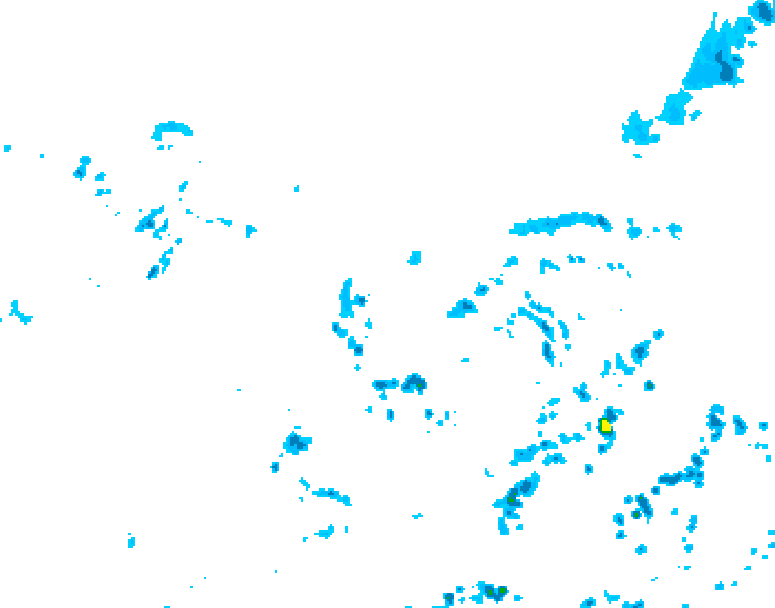 GDPS precipitation 198 hour forecast chart for Canada based on 2026/08/03 1200Z data