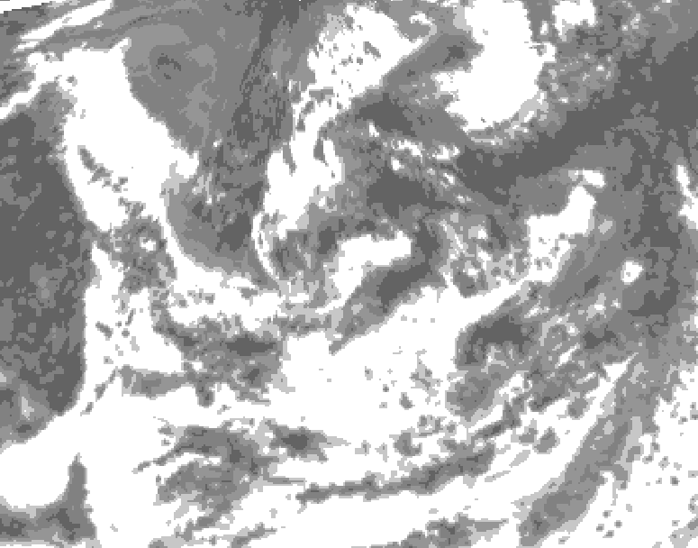 GDPS total cloud 234 hour forecast chart for Canada based on 2026/08/03 0000Z data