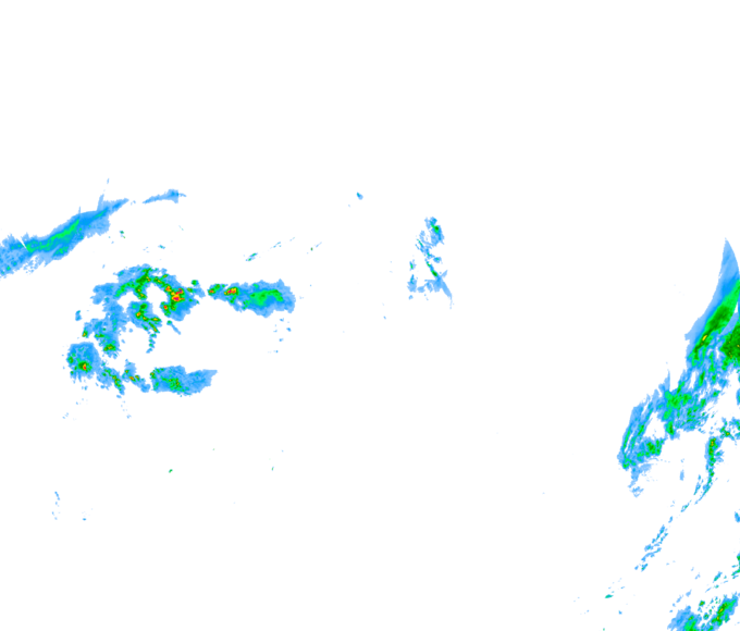 Weather radar data valid at 2026/08/03 10:36 UTC