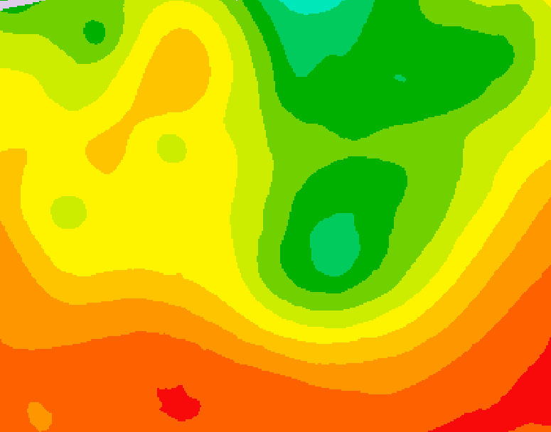 GDPS 500 millibar geopotential height 192 hour forecast chart for Canada based on 2026/08/04 0000Z data